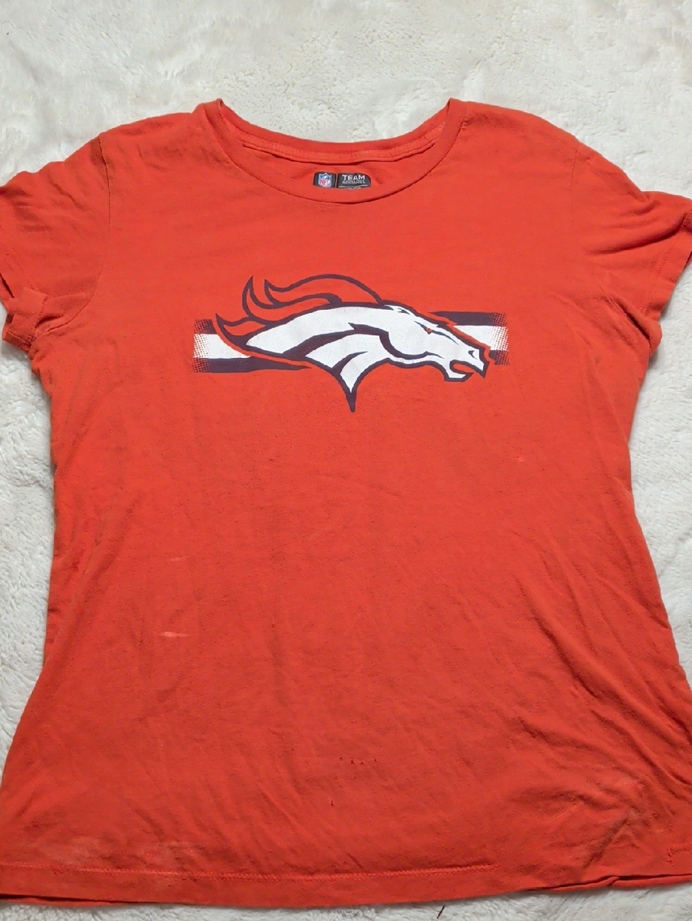 NFL Women's Orange‎ Denver Broncos Logo Tee